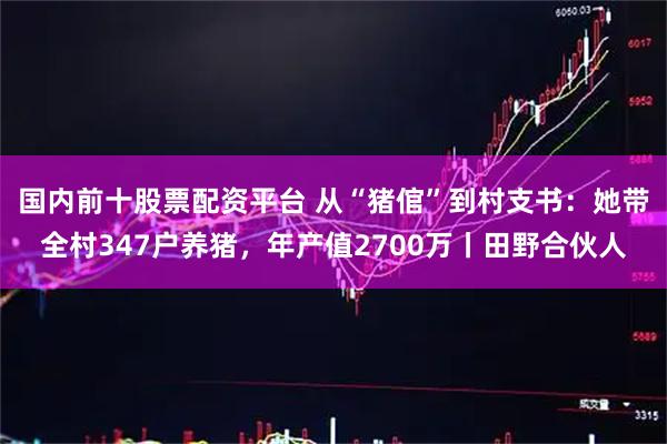 国内前十股票配资平台 从“猪倌”到村支书：她带全村347户养猪，年产值2700万丨田野合伙人